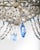 Blue 19th Century Italian Beaded Chandelier with Sapphire Blue Drops For Sale - Image 8 of 13
