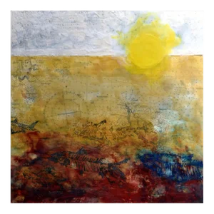 Andrew Francis "Event Horizon" Abstract Mixed Media 2019