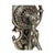 1910s Nickel Plated Cast Brass Candelabra Wall Sconces #2450 - a Pair For Sale In Los Angeles - Image 6 of 6