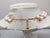 1950s Vintage 1959 Signed Crown Trifari Faux-Pearl & Faux-Coral Collar Necklace For Sale - Image 5 of 10