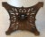 Metal Handcrafted Cast Iron French Art Deco Tree Stand For Sale - Image 7 of 10