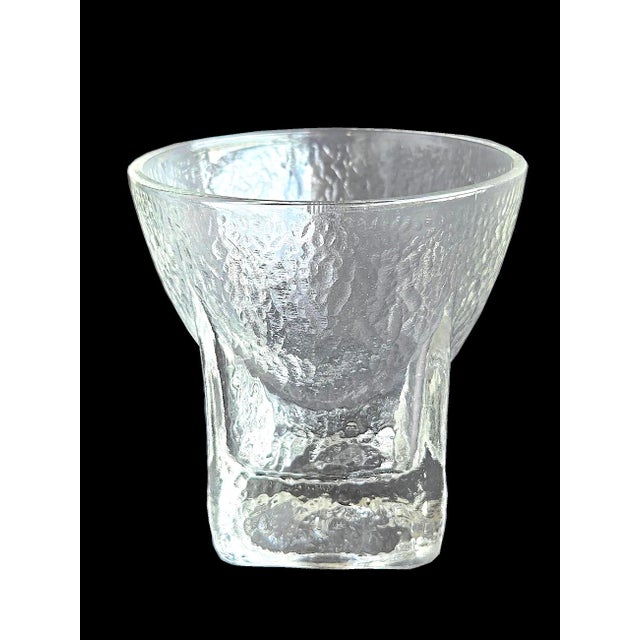 1960s Libbey Glass Textured St. Regis "On-the-Rocks" Tumblers, Set of 6 For Sale In Miami - Image 6 of 10
