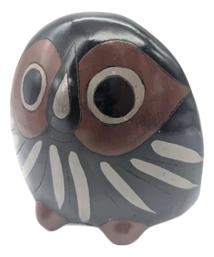 Tonalá Mexico Owl Ceramic Figurine