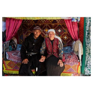 Tuul & Bruno Morandi, Mongolia, Kazakh Nomads in the Yurt, Photographic Paper For Sale
