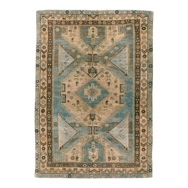 Galerie Shabab Collection Early 20th Century Persian Kurdish Bidjar Accent Rug For Sale