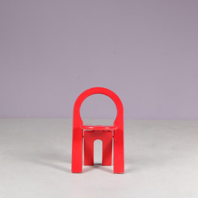 1970s childern folding chairs model : ts by roger tallon dimensions 33 × 33 × 52,5 cm seating height 31 condition used,...