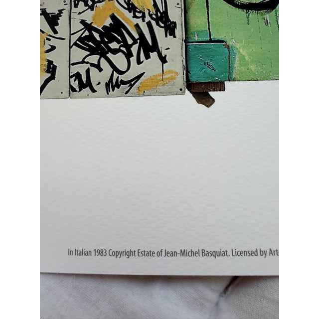 Jean Michel Basquiat, In Italian, Print For Sale - Image 3 of 7
