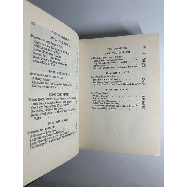 1930s Illustrated Children's Books, Hans Andersen's Fairy Tales and Robin Hood: The Windermere Series - 2 Pieces For Sale - Image 9 of 16
