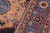 1990s Rustic Kazak Orange/Blue Wool Rug - 8'1''x10'0'' For Sale - Image 5 of 10