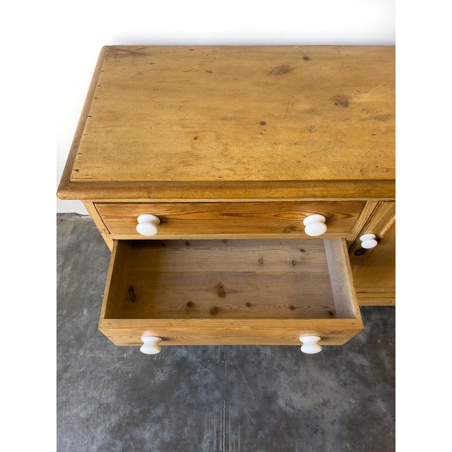 Antique 19th Century English Pine Victorian Dresser For Sale - Image 11 of 12