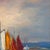 Jusa, Boats, 20th Century, Acrylic on Canvas For Sale - Image 4 of 6
