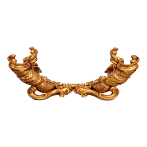 Italian Rococo Style Carved Gilt Wood Coffee Table Base