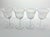 Mid-Century Modern 1960s Vintage Mid-Century Lustre Iridescent Rainbow Pearl Optic Set of 4 Wine Glasses For Sale - Image 3 of 6