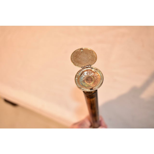 Victorian Late 19th Century English Sword Cane With a Snuff Top For Sale - Image 3 of 9
