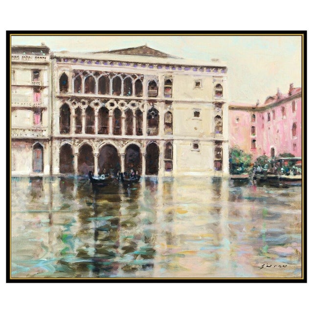 Message us to inquire about custom framing options! (Included for free with every purchase) The artwork here, "Venice...