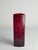 Swedish Red Devil Triangular Glass Vase by Christer Sjögren for Lindshammar, 1960s For Sale - Image 6 of 16