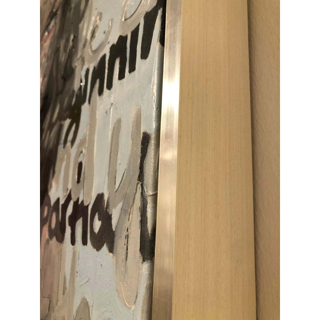 Christina Major, Oil Painting Titled : Bacall (2019) For Sale In West Palm - Image 6 of 7