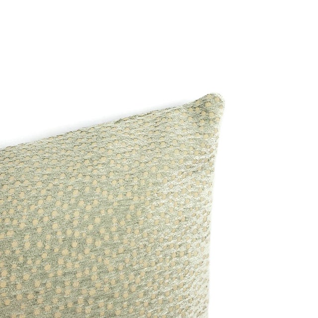 Abstract Contemporary Clarke & Clarke Cesare in Duckegg Pillow Cover For Sale - Image 3 of 6