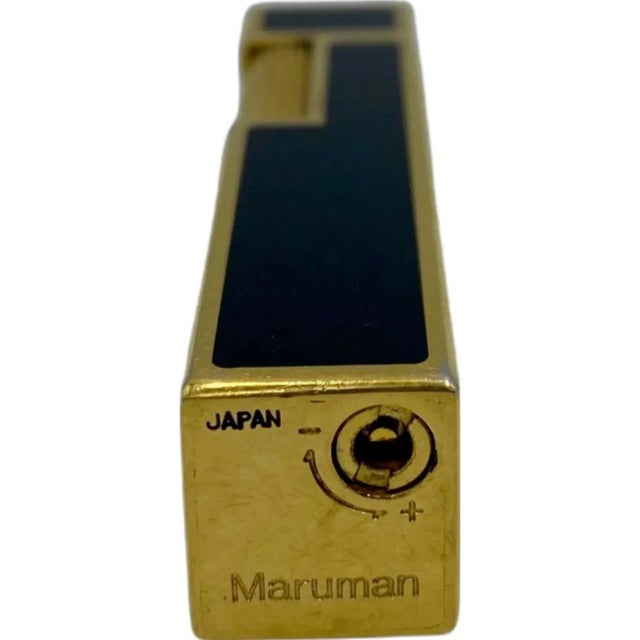Vintage 21 Club Nyc Restaurant Black Gold Cigarette Lighter For Sale - Image 9 of 13