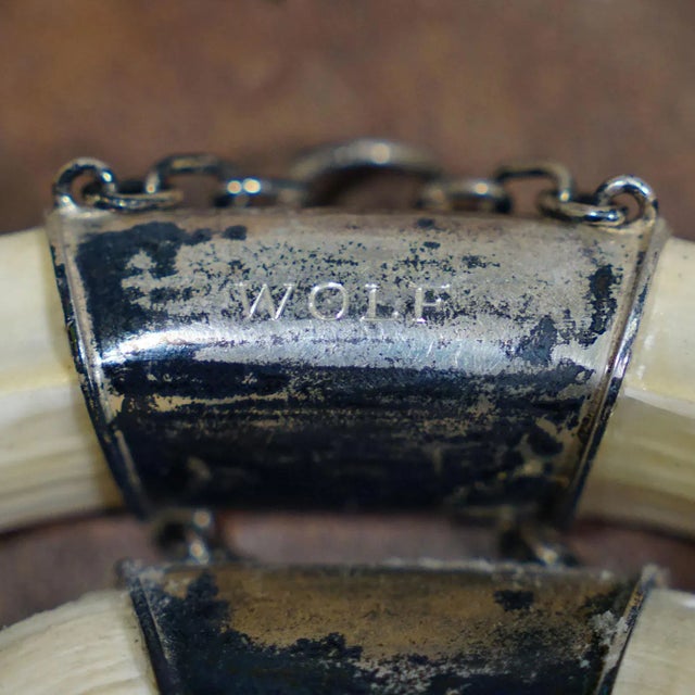 Mid 20th Century Large Vintage Wild Boar Tusk Trophy on Wooden Plaque, Germany 1970s For Sale - Image 5 of 8