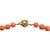 Vintage Coral Bead Necklace With 14k Gold Clasp For Sale - Image 4 of 5