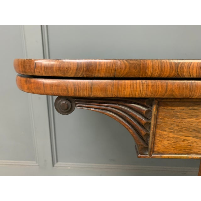 Regency Rosewood Card Table, 1815 For Sale - Image 11 of 17