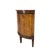 Brown Vintage Neoclassical Regency Style Walnut Burl Demilune Cabinet For Sale - Image 8 of 8