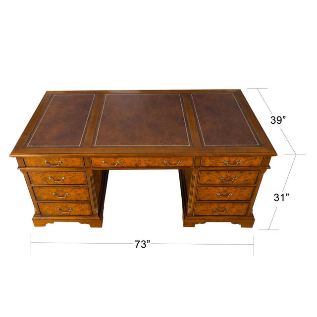 Deceptively simple at first glance the Country Estate Partners Desk by Niagara Furniture is remarkably sophisticated in...