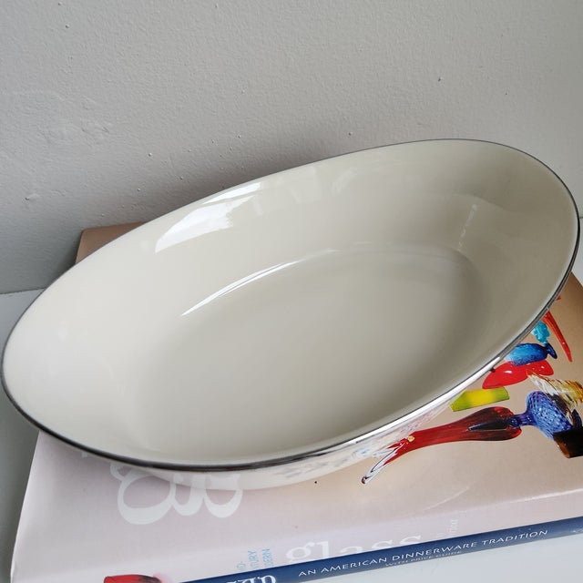 Lenox Late 20th Century Lenox Windsong Vegetable Bowl For Sale - Image 4 of 9