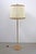 Floor Lamp in Leather, Parchment and Brass by Charlotte Waver, 1960s-1970s For Sale - Image 13 of 13