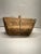 Wooden English Gathering Basket With Wooden Handle - #363 For Sale In Chicago - Image 6 of 9