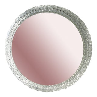 Large Vintage Mirror Lamp from Glashütte Limburg For Sale