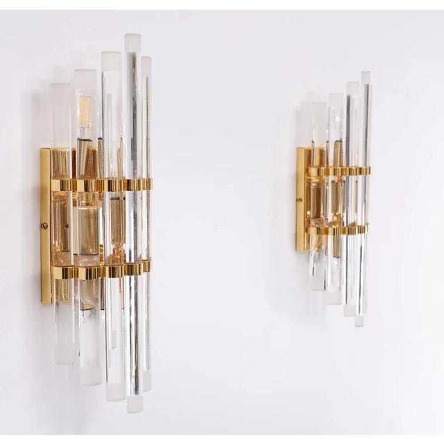 1970s Hollywood Regency Wall Lamp attributed to Paolo Venini, 1976 For Sale - Image 5 of 11