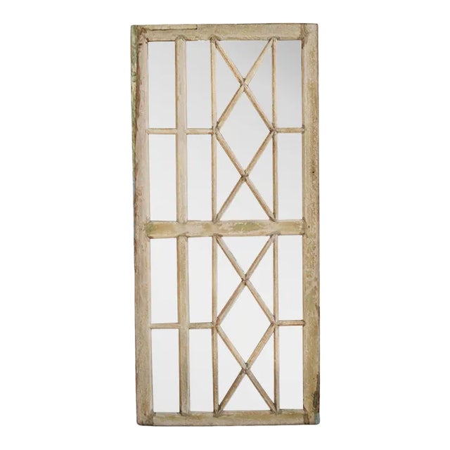 Farmhouse Wood Window Mirror Chairish