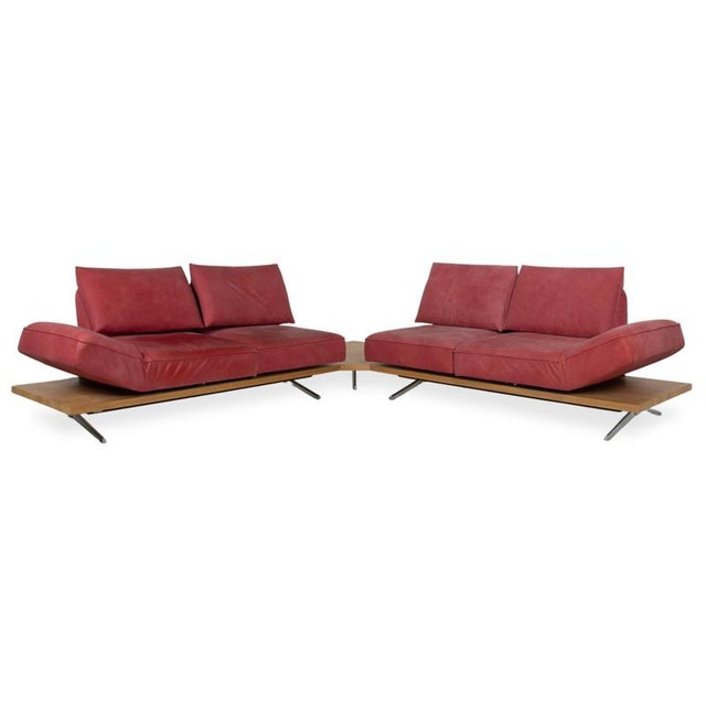 Modern Phoenix Leather Corner Sofa from Koinor For Sale - Image 3 of 18