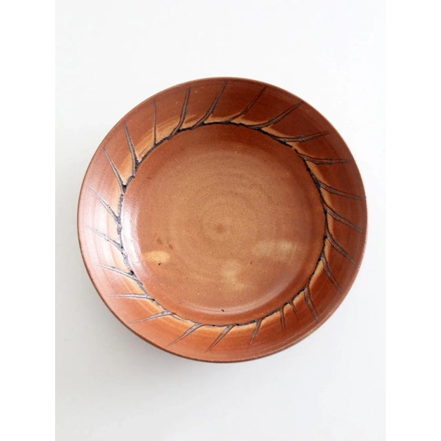 Late 20th Century Vintage Studio Pottery Bowl For Sale - Image 5 of 9