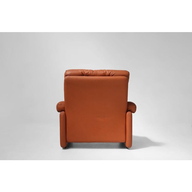 Coronado Lounge Chair in Brown Leather by Tobia Scarpa for B&B Italia, Italy, 1960s For Sale - Image 14 of 17