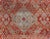 Early 20th Century Antique Persian Joshegan Rug With Geometric Medallion Design in Rust and Ivory For Sale In Atlanta - Image 6 of 11