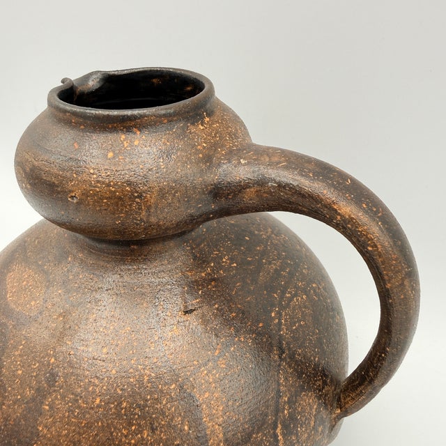 1980s Vintage Studio Ceramic Jug by Gerhard Liebenthron, 1981 For Sale - Image 5 of 10