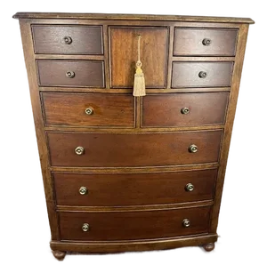 1960s Universal Furniture Tallboy Dresser With Lock