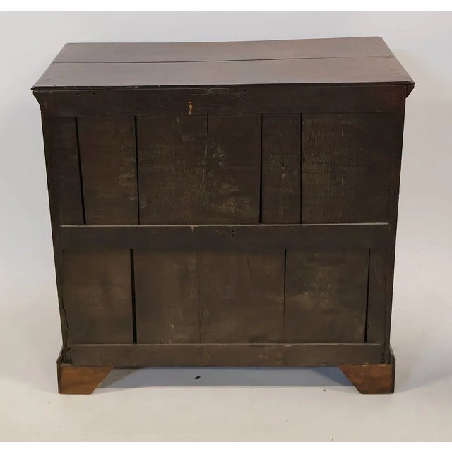 Wood Early 18th Century English Oak Jacobean-Style Chest of Drawers For Sale - Image 7 of 8