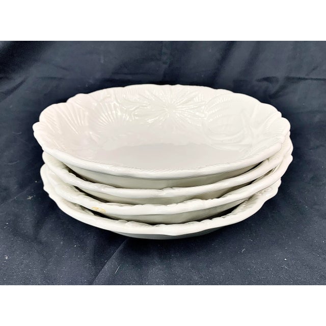 Vintage Vietri San Marco Seashell Soup Bowls-Set of 4 For Sale - Image 13 of 13