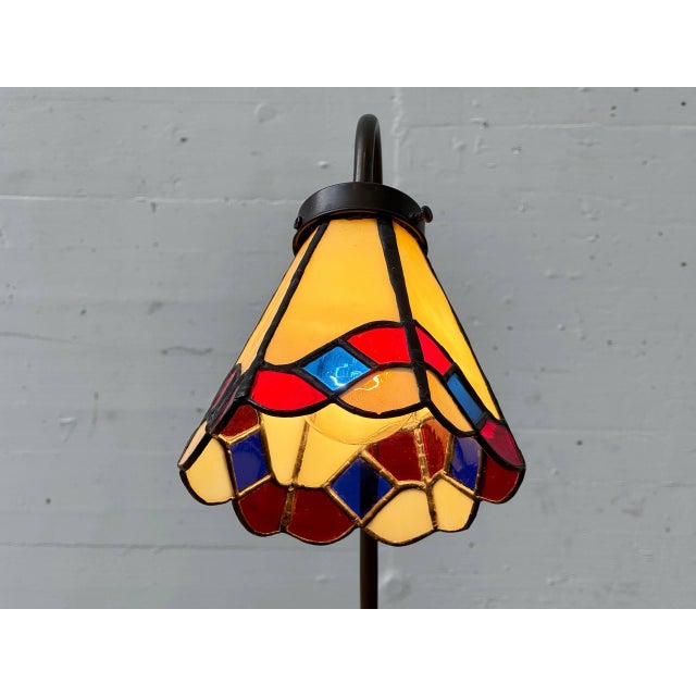 Vintage Tiffany-Style Table Lamp, 1970s For Sale - Image 3 of 17