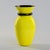 VeArt Daffodil Yellow and Black VeArt Signed Murano Vase For Sale - Image 4 of 7