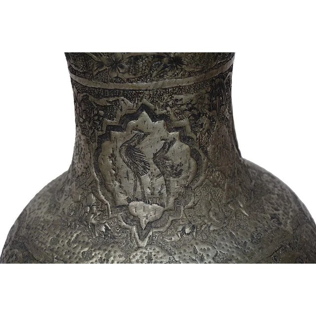Copper Vase with Engraving, 1940s For Sale - Image 9 of 13