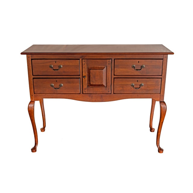 Lexington Furniture Vintage Lexington Bob TimberLake Qual Hunter's Sideboard Buffet & Matching Mirror | For Sale - Image 4 of 11