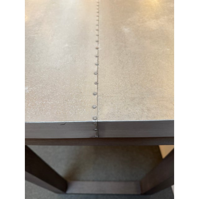 Wood Cb2 Stern Counter Table For Sale - Image 7 of 12