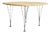 Elliptical Coffee Table by Piet Hein for Fritz Hansen, 1970s For Sale