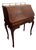 Antique 1890s French-Style Secretary Desk With Carved Cabriole Legs Details For Sale