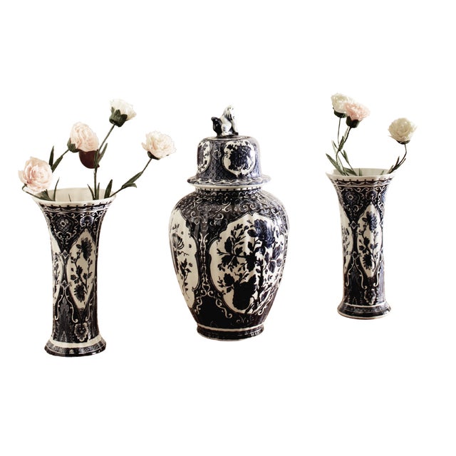 Antique Vases, 1800s, Set of 3 For Sale - Image 15 of 15
